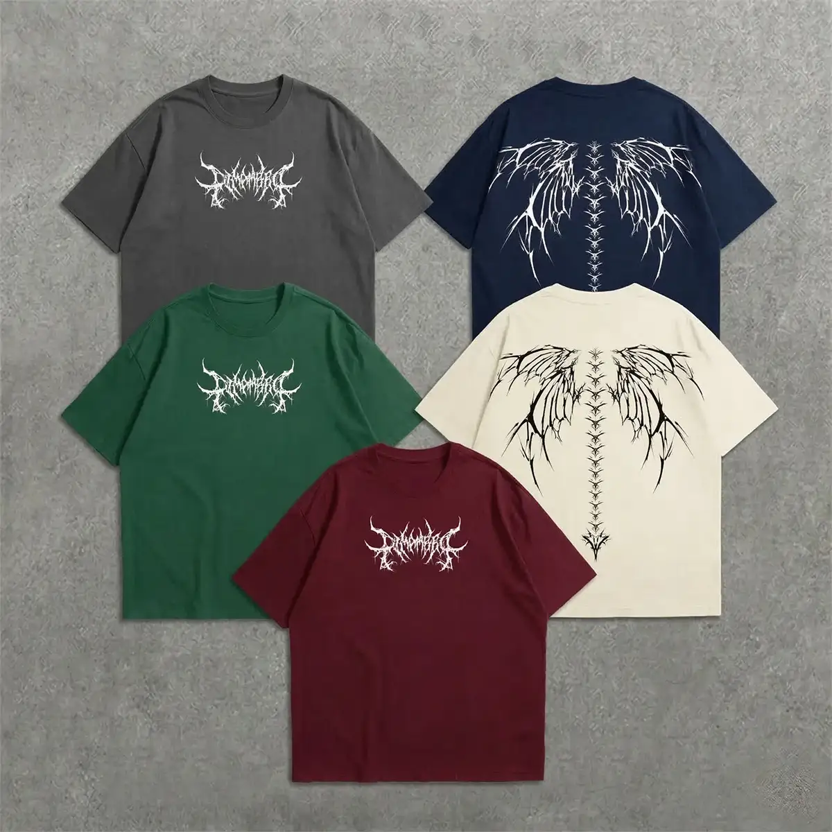 Deez Prints ABSTRACT WINGS DRP SHLDR photo 3