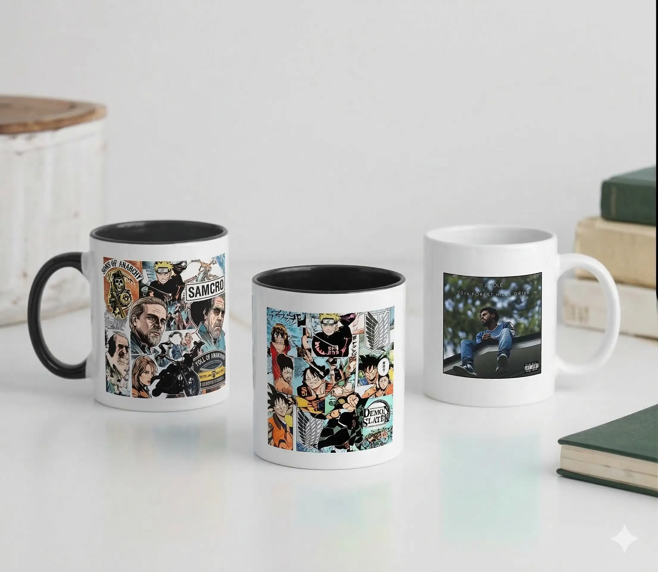 Deez Prints MANGA PANEL MUG — mugs