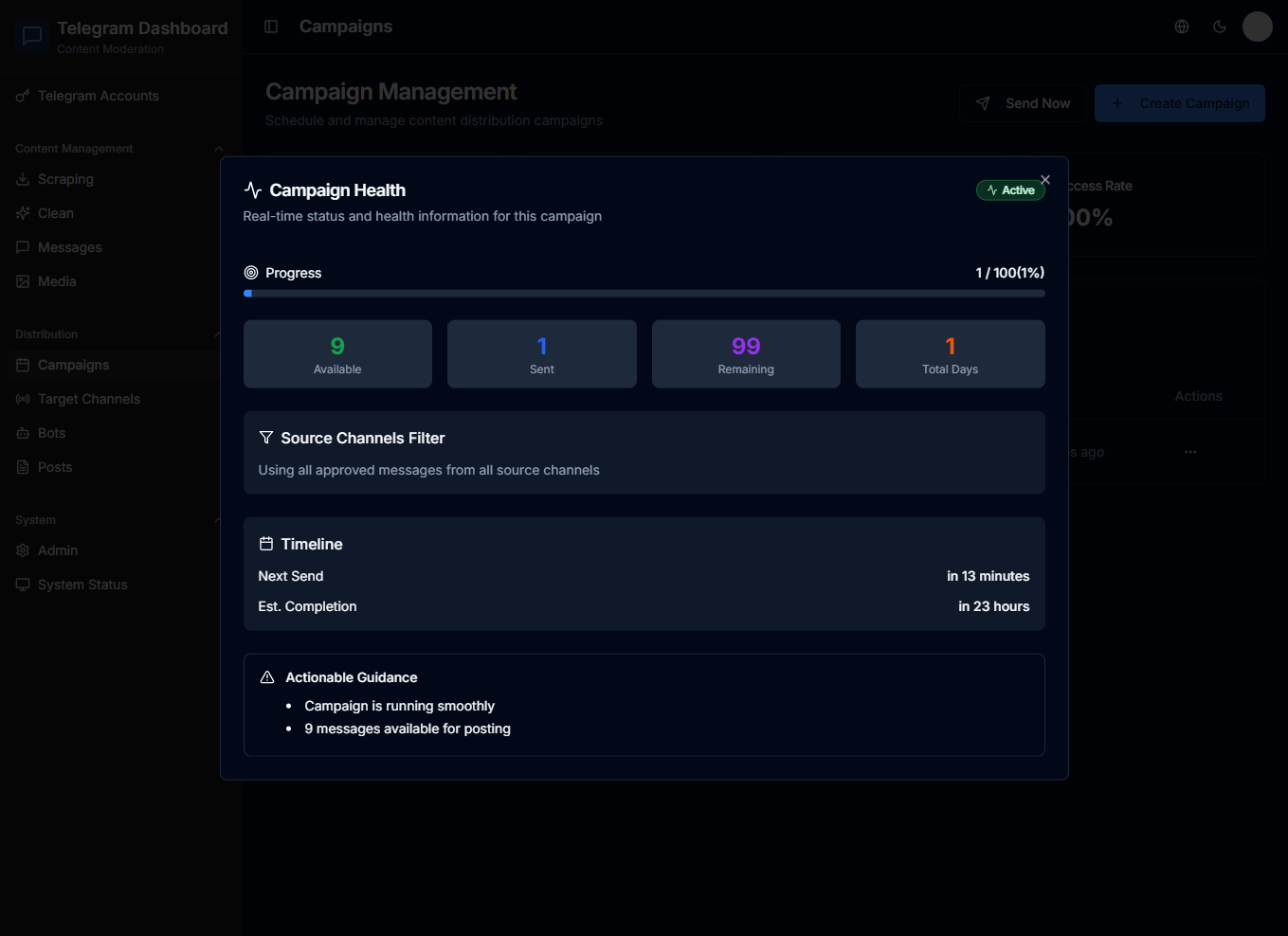 Telegram Content Management System - Image 9