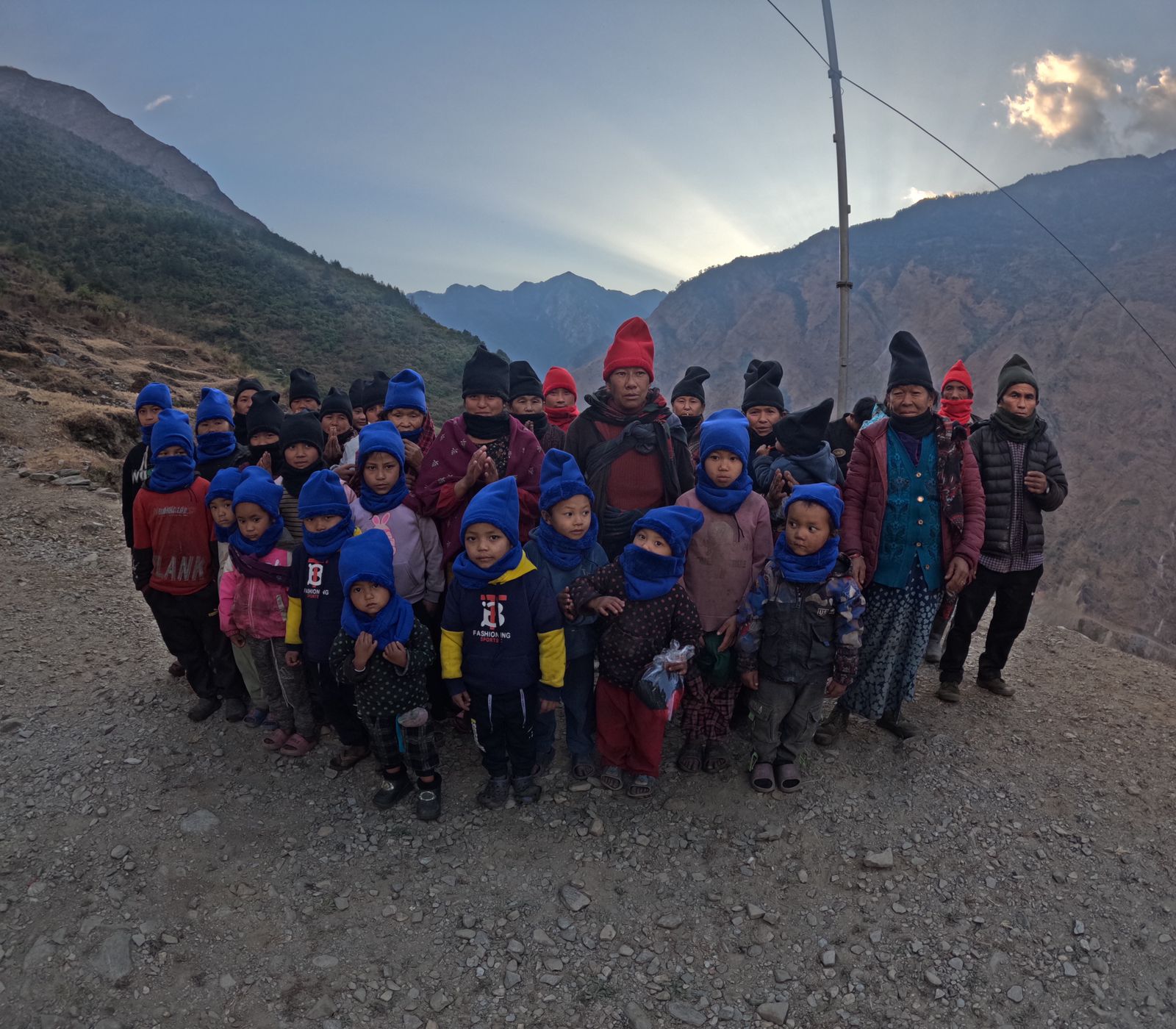 Child from a Nepalese community