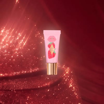 Charlotte Tilbury Unreal Lips Healthy Glow Nectar Oil in Strawberry Vanilla, travel size, from the 2026 advent calendar