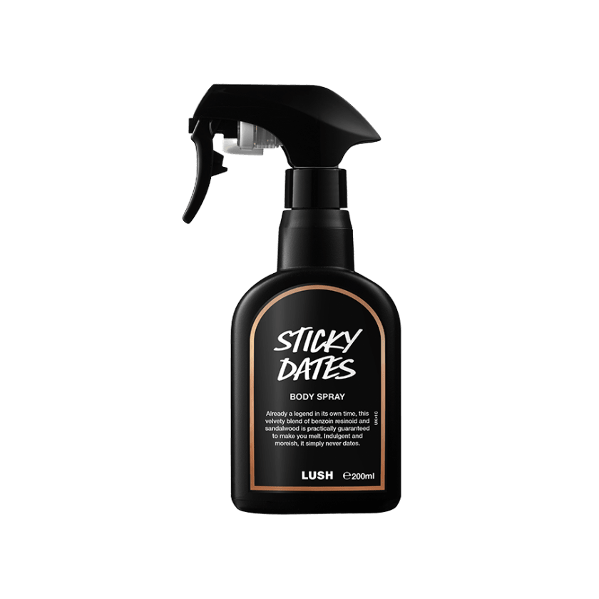 Lush Sticky Dates body spray