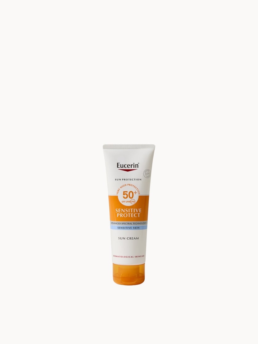 Eucerin Sensitive Protect Sun Lotion Extra Light SPF 50+ from the LOOKFANTASTIC Dermatological Edit