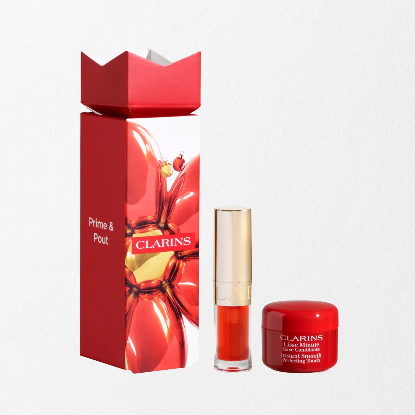 Clarins Prime and Pout Stocking Filler gift set, &pound;15