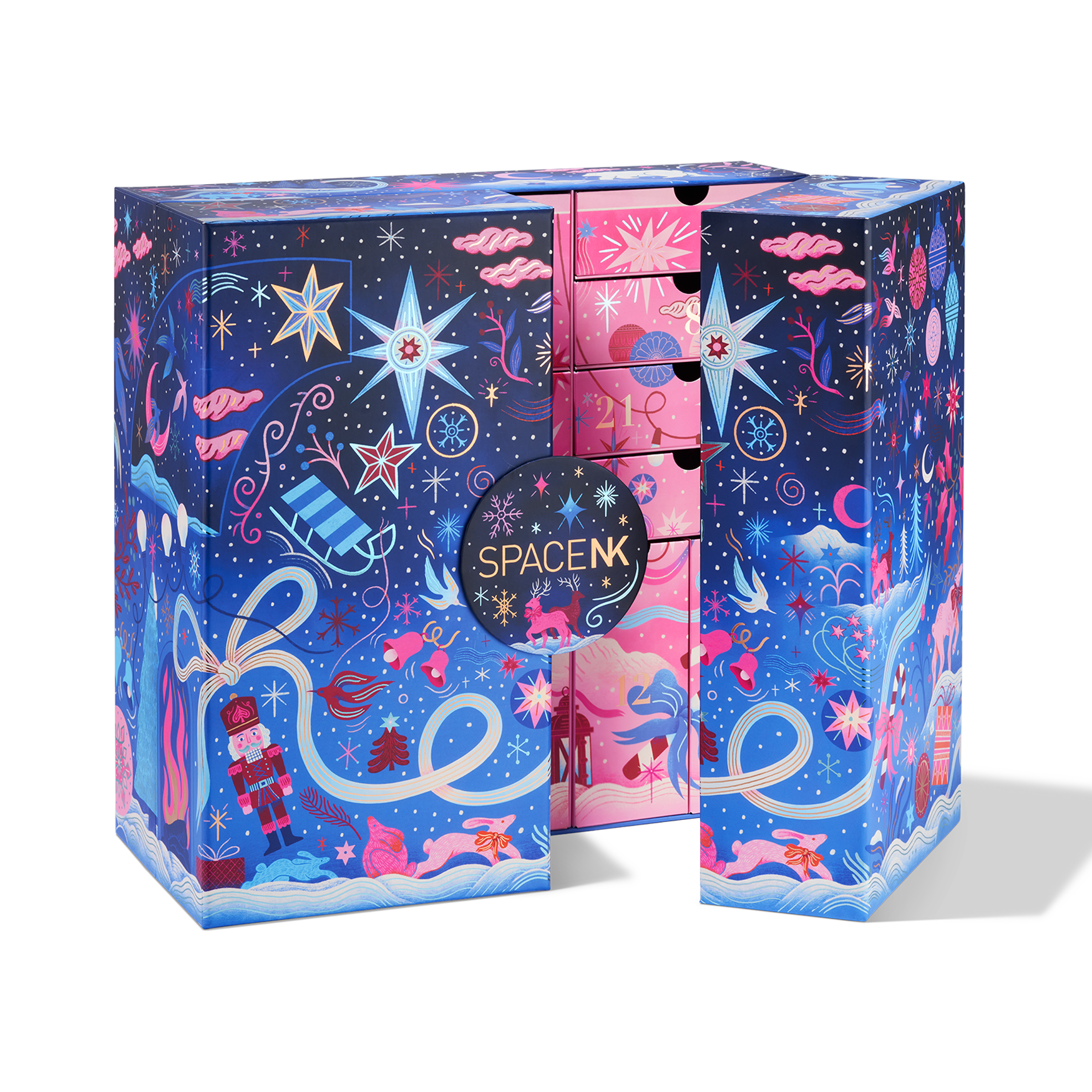 Space NK Beauty Advent Calendar 2026 open with products