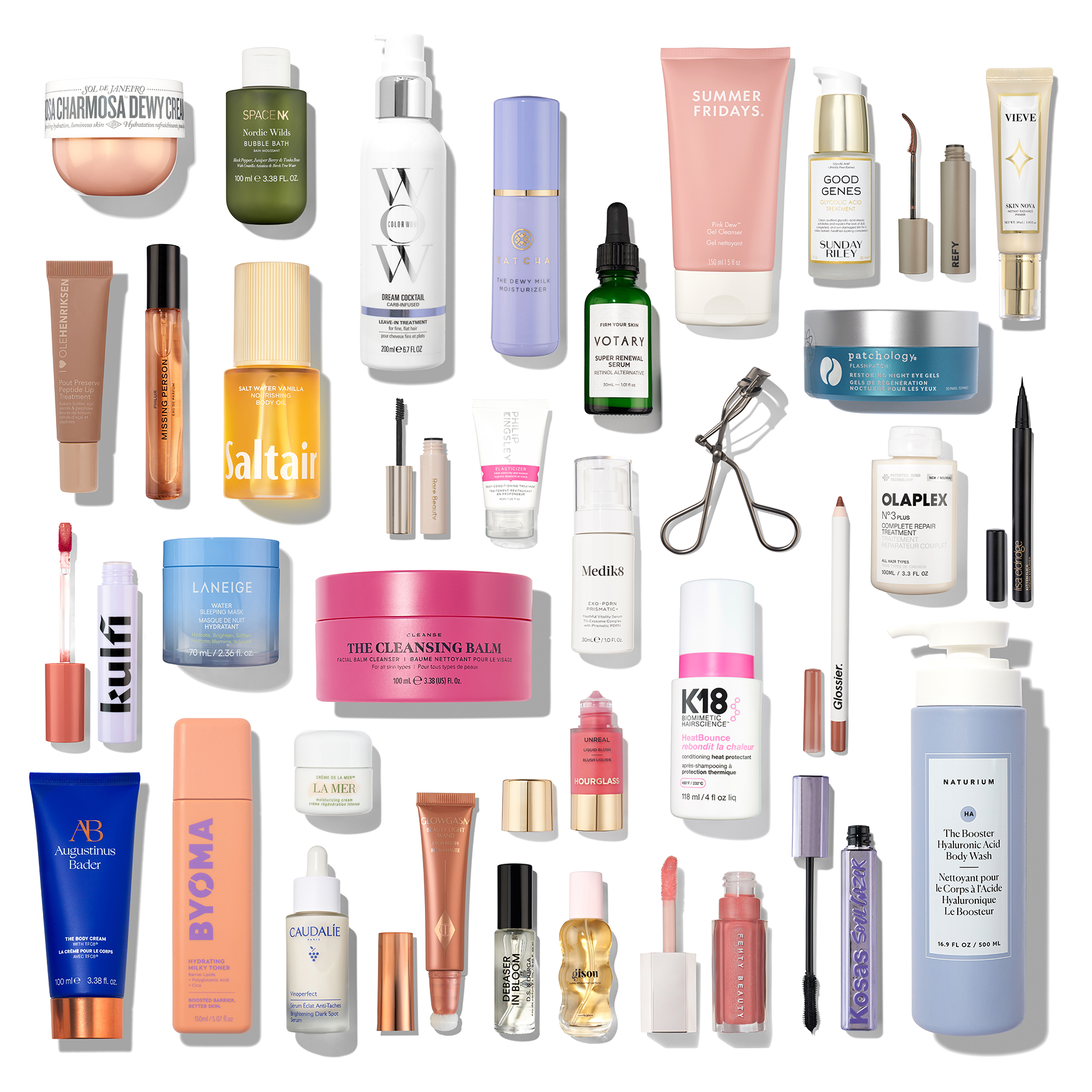 Space NK Beauty Advent Calendar 2026 body and hair contents