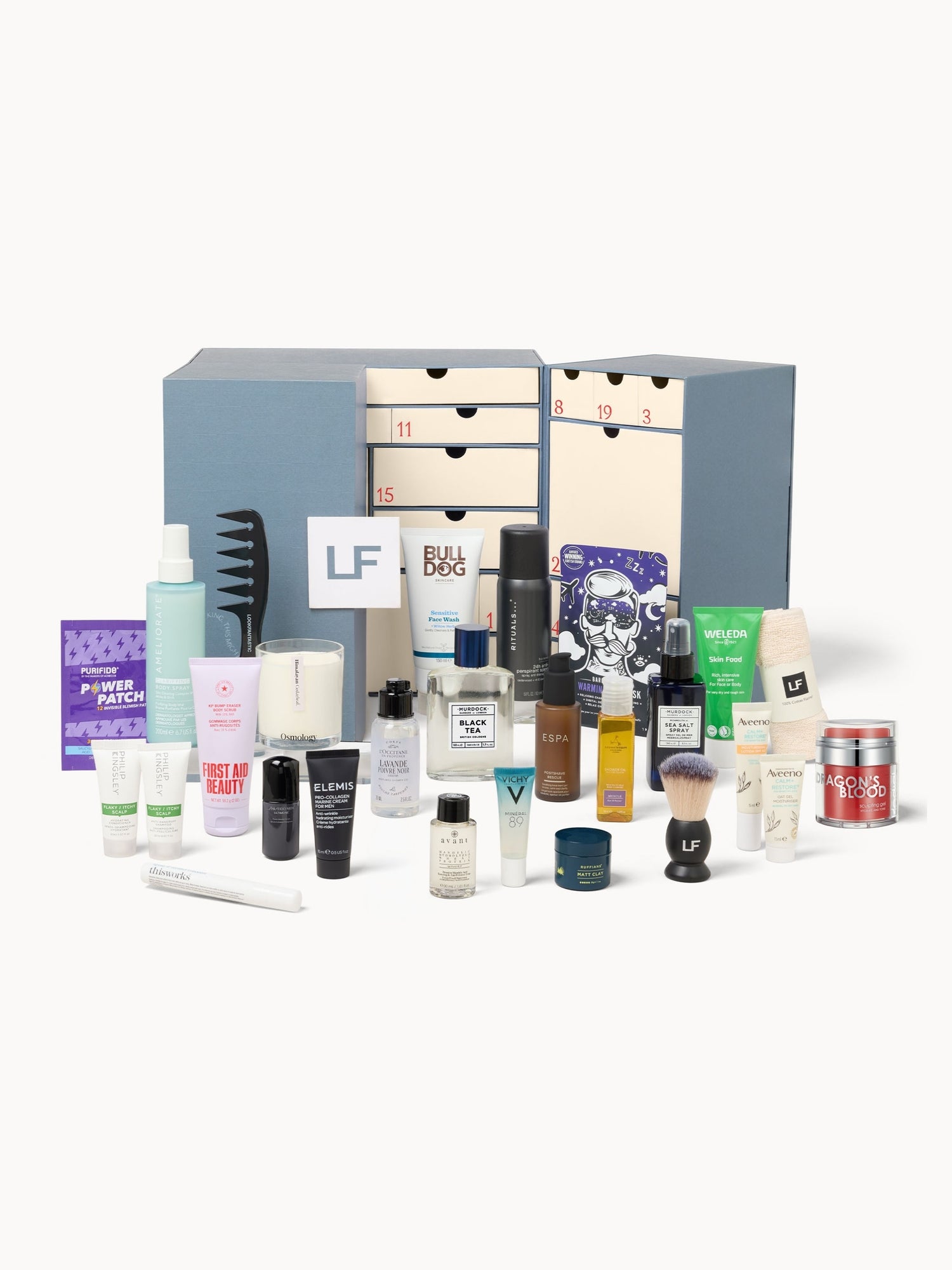The LOOKFANTASTIC Grooming Advent Calendar 2026 box