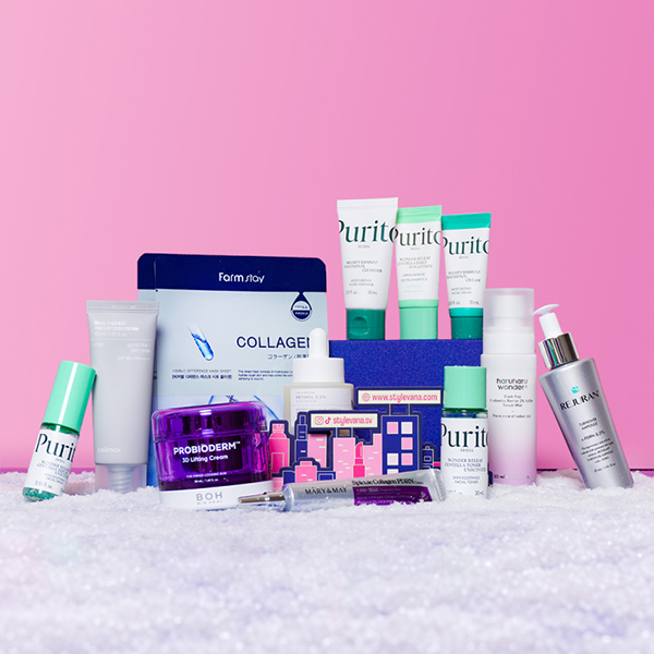 Stylevana Advent Calendar 2026 products laid out
