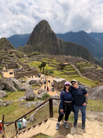 Ruinas de Machu Picchu al amanecer, Perú