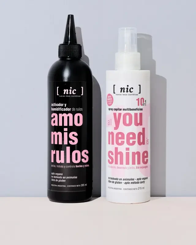 Kit Rulos: Amo Mis Rulos + All You Need Is Shine