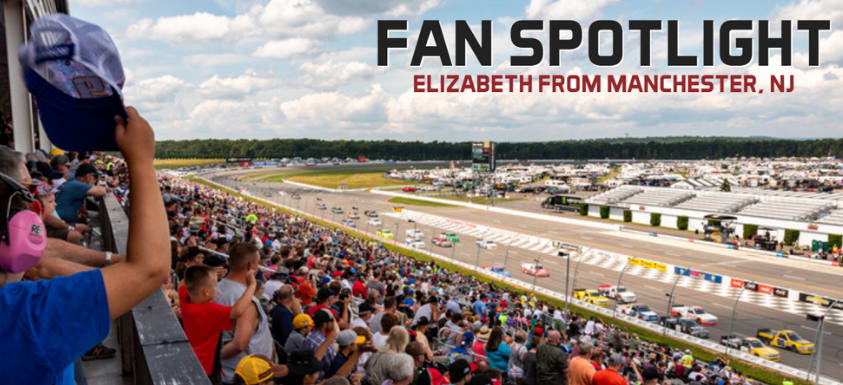 Fan Spotlight featuring Elizabeth - Pocono Raceway - The Tricky Triangle