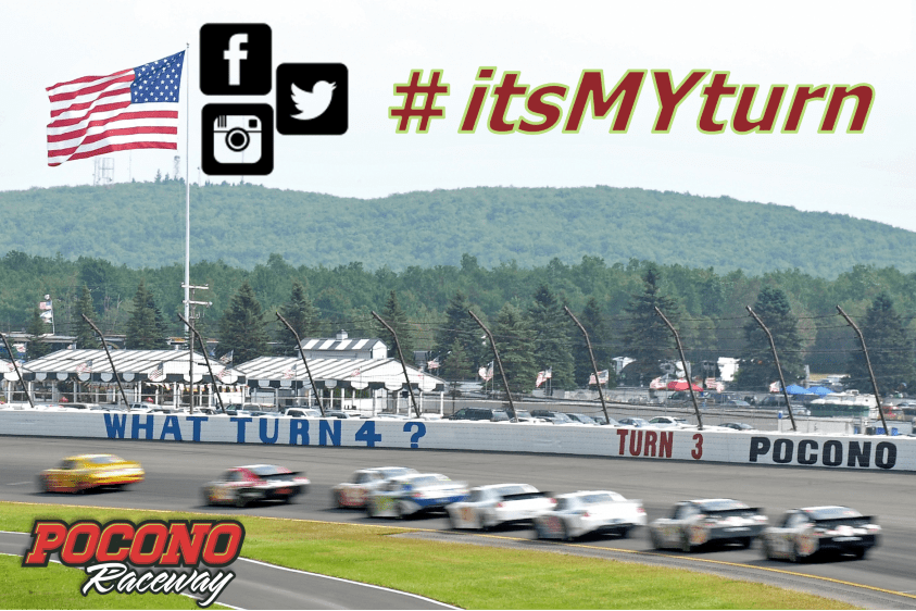 Pocono Announces #itsMYturn Social Media Campaign - Pocono Raceway ...