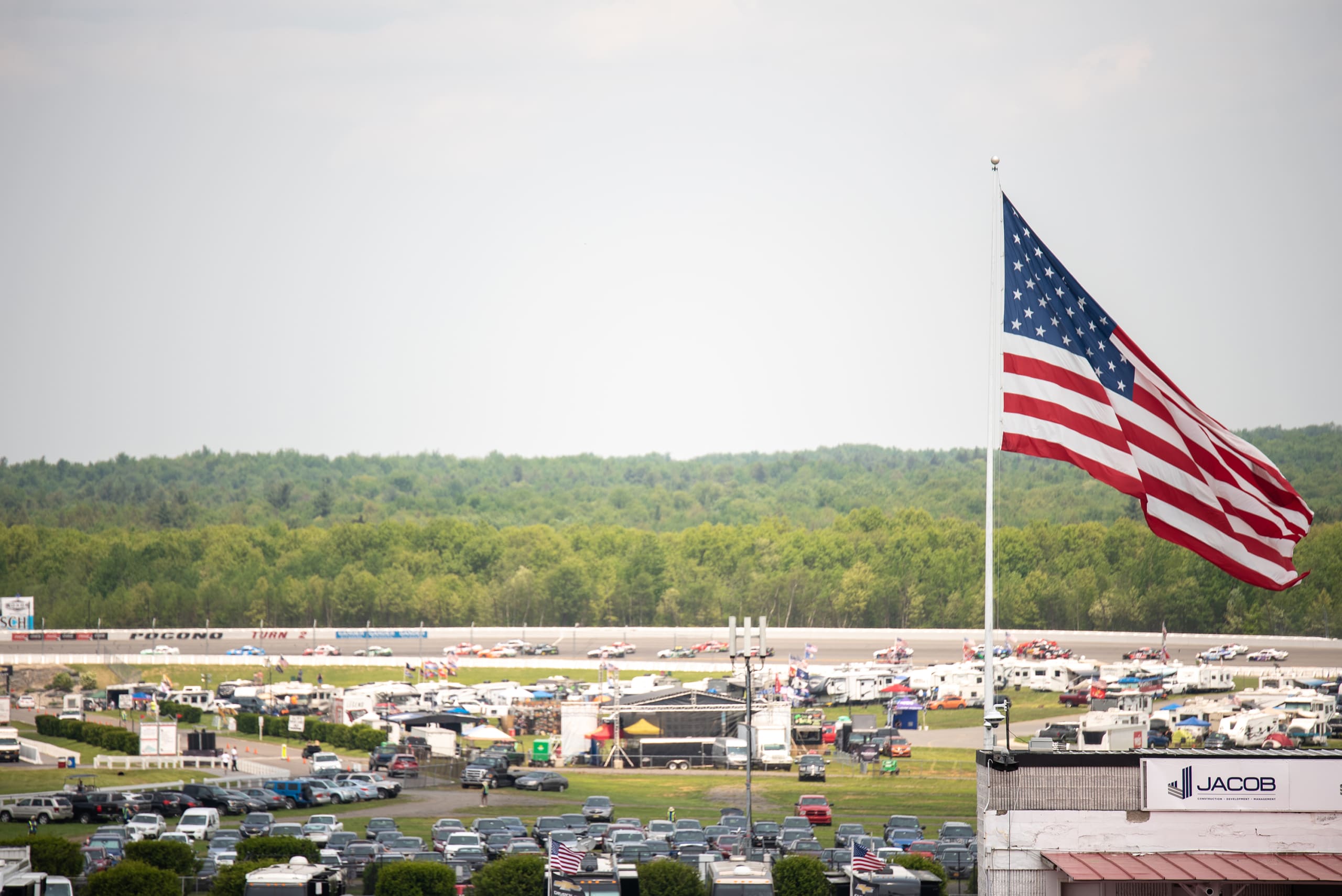 NASCAR CAMPING - Pocono Raceway - The Tricky Triangle