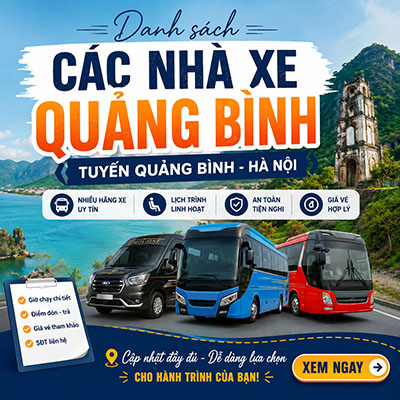 Các nhà xe Quảng Bình