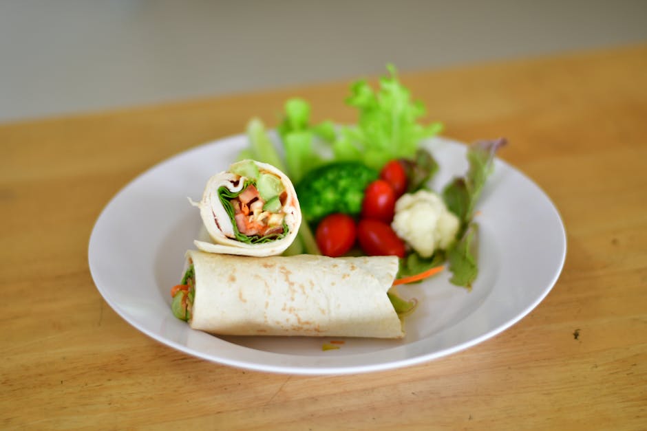 Wrap Spinach Corn