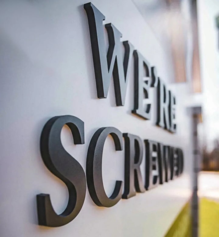 Non-illuminated acrylic dimensional letters installed for professional business signage in Northern California