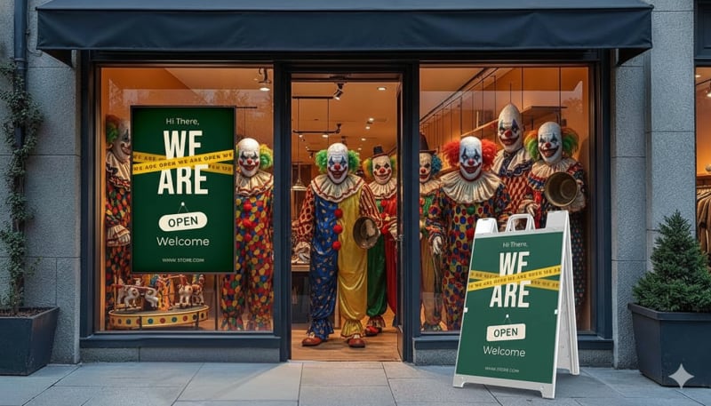 Outdoor open signs weather resistant