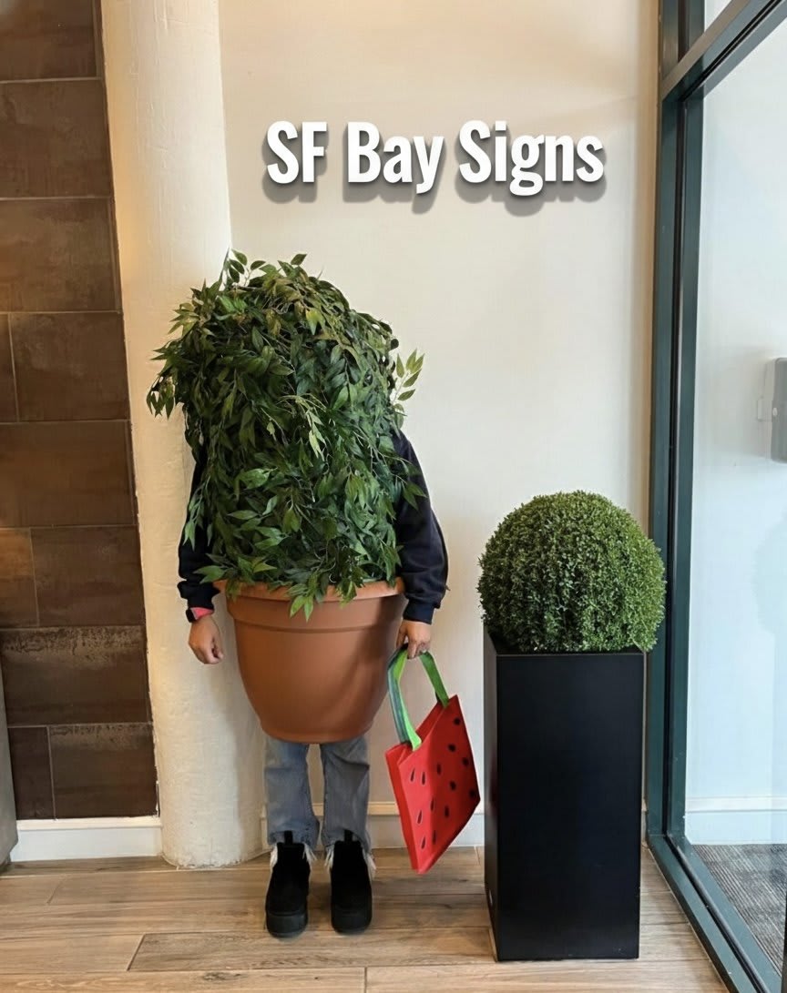 SF Bay Signs headquarters showcasing UV flatbed printing capabilities