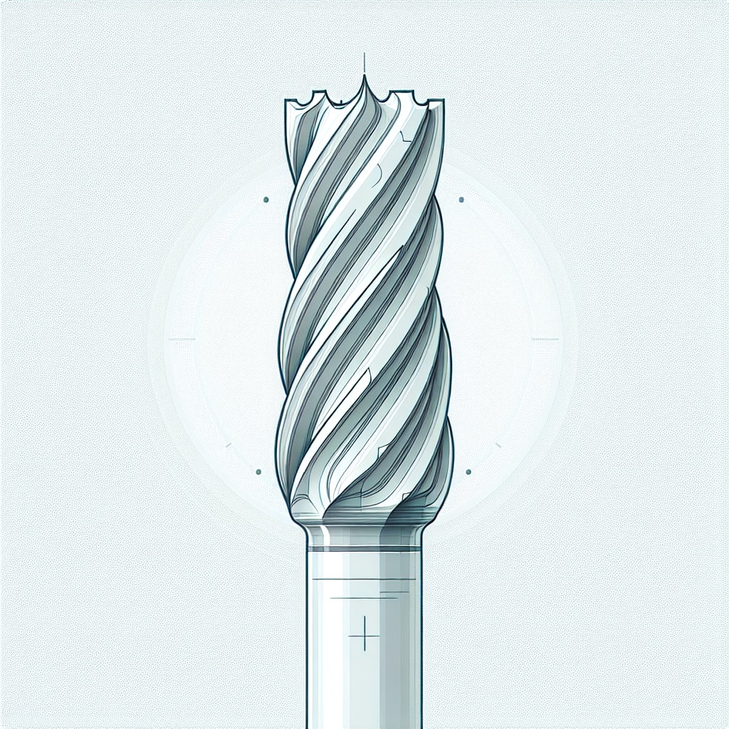 CNC router bit cutting a clean profile in sign material.