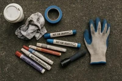Sign installation tools and support equipment for commercial signage