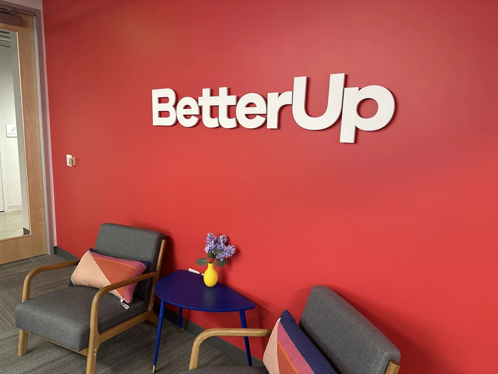 Final polish and level check on installed dimensional letters