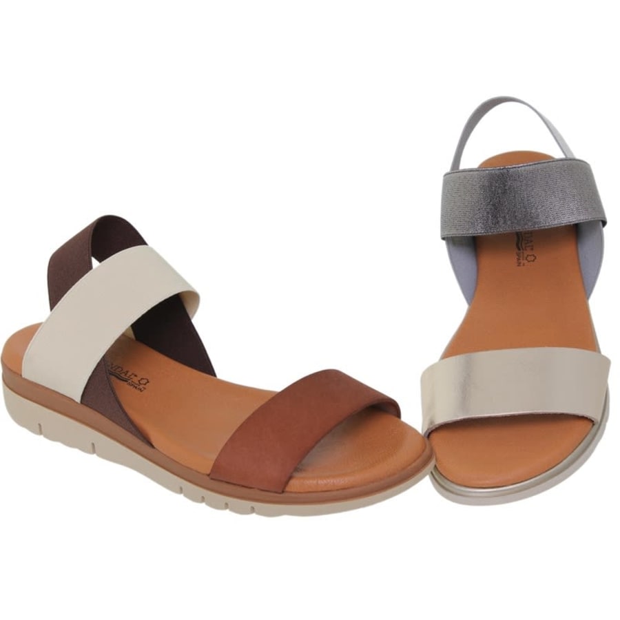 BLUSANDAL 251033 PLATA PIEL