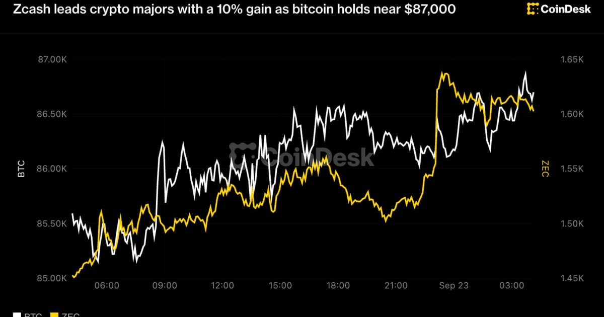 Zcash Surges: Bitcoin's $87k Stability & India's Indirect Crypto Ripple