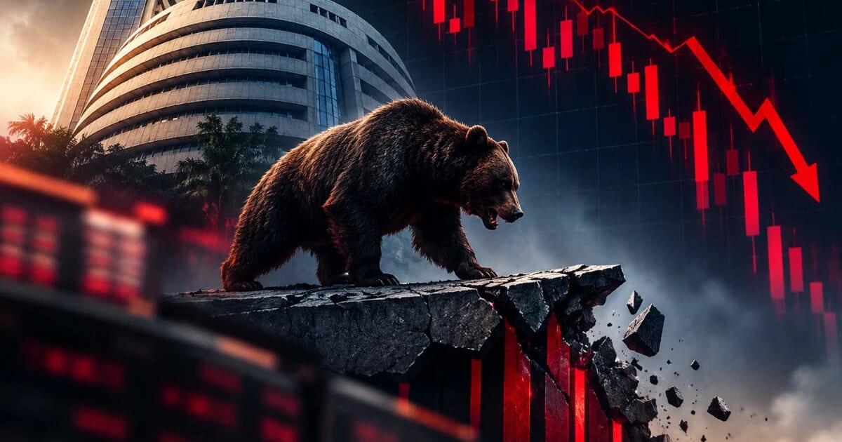 India Stock Sell-Off Deepens: $250 Billion Wiped Out, FII Exodus Accelerates