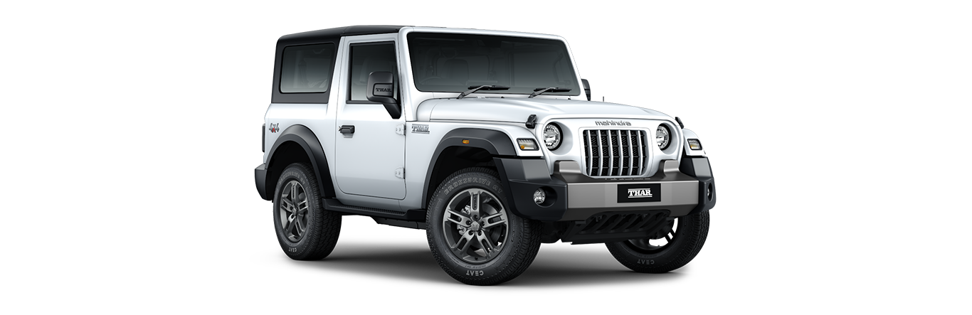 Mahindra Thar 3-door in Everest White