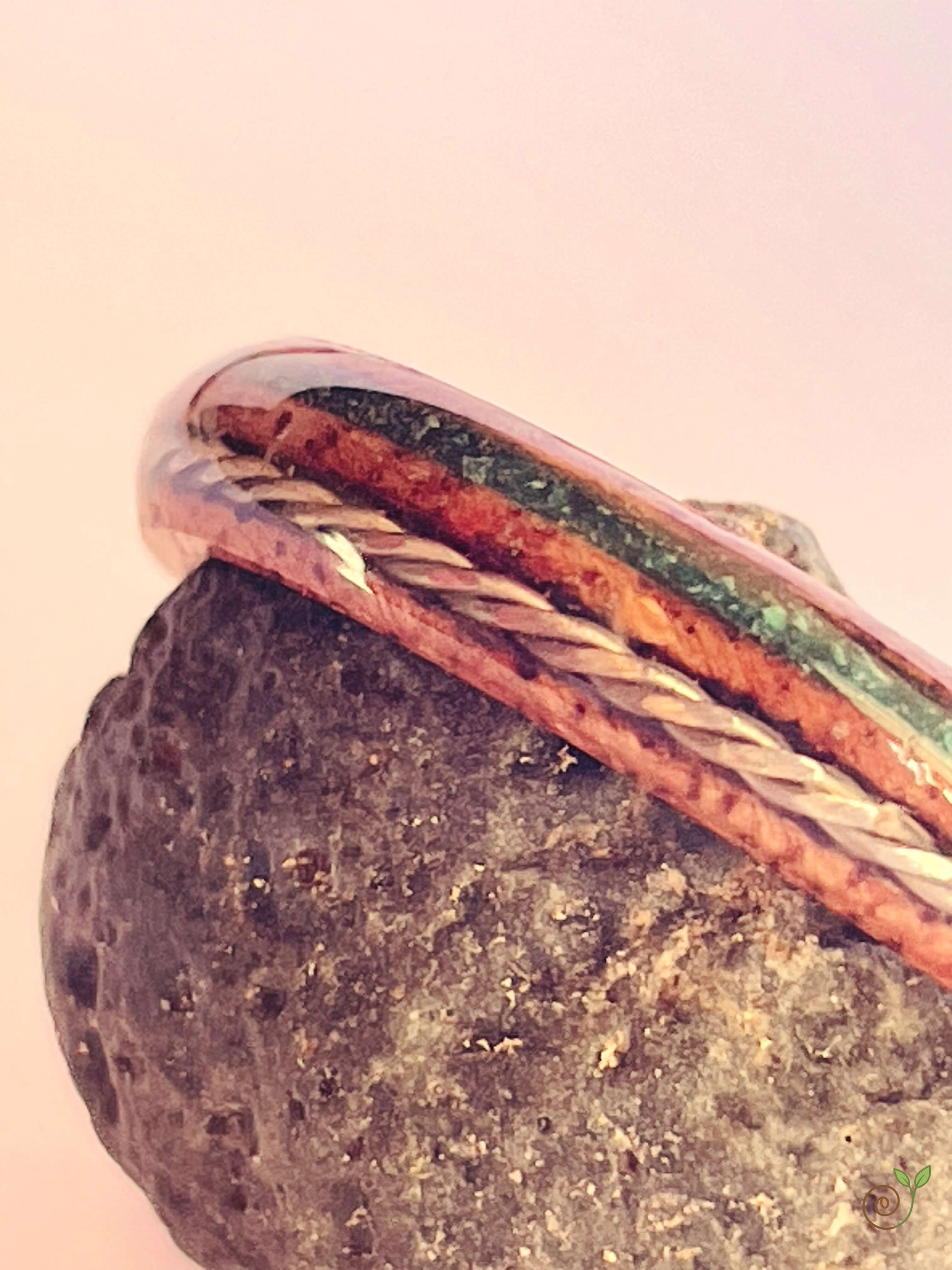 Detalle de Turquesa y Metal