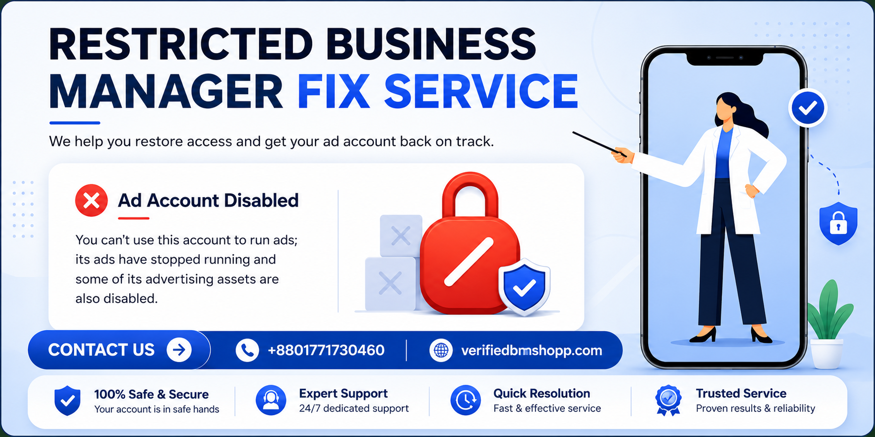 I Will Fix Facebook Ads Account and Business Manager (BM) Restrictions