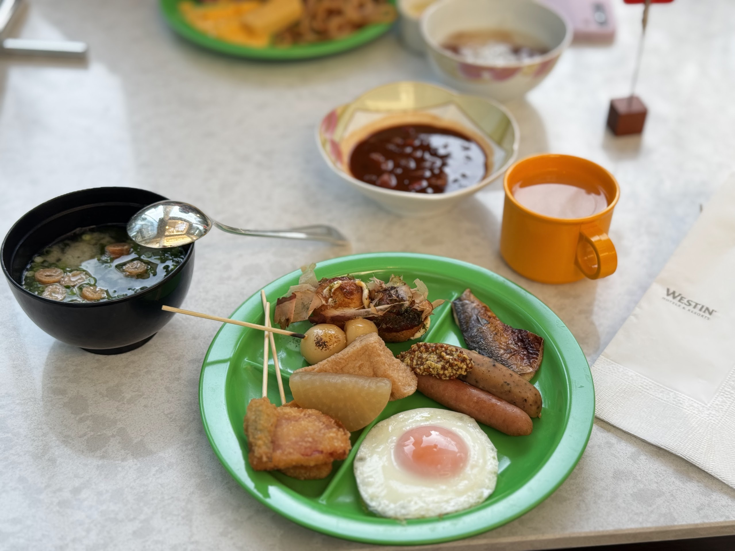 breakfast at Westin Osaka