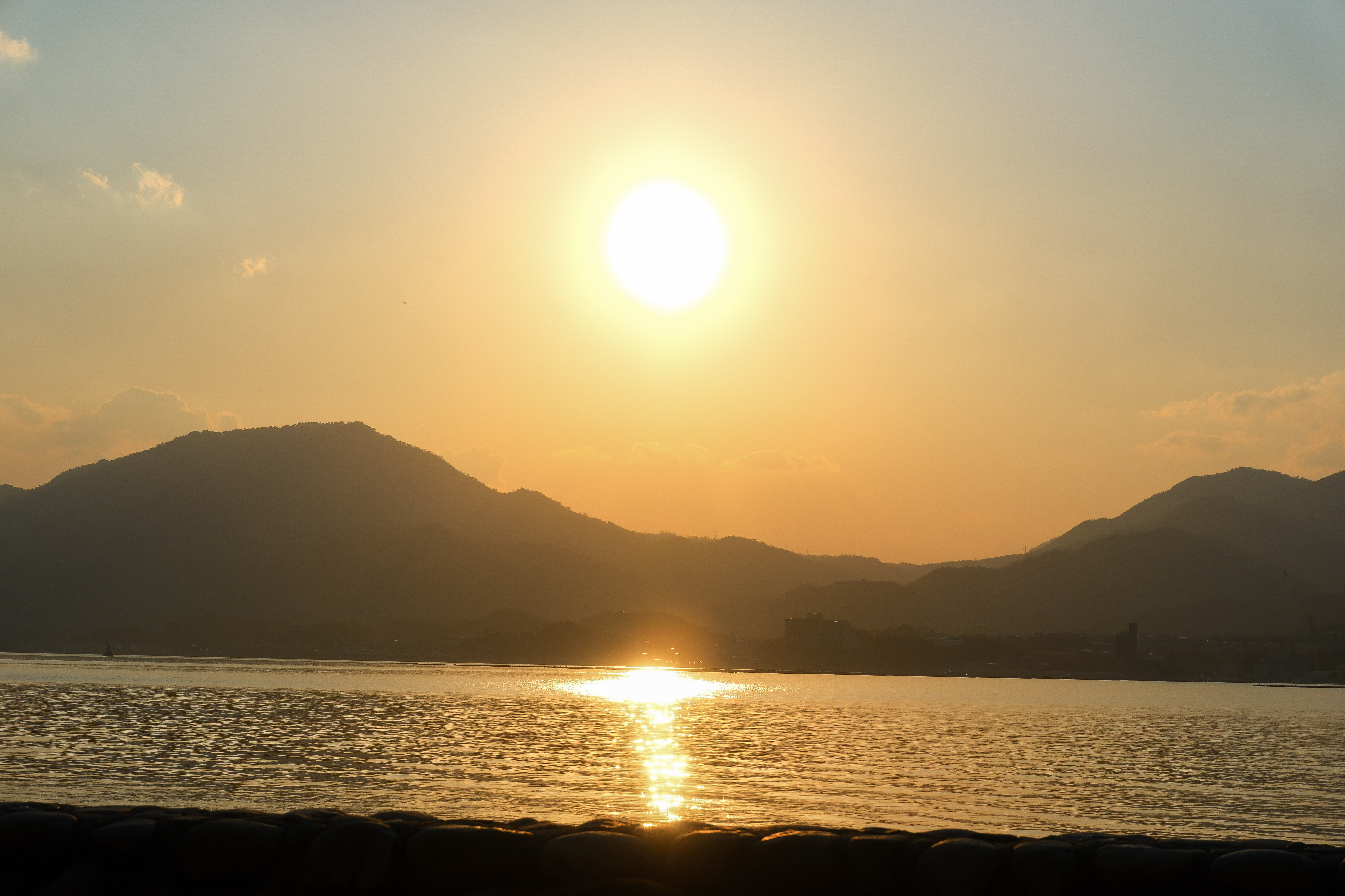 golden hour at miyajima