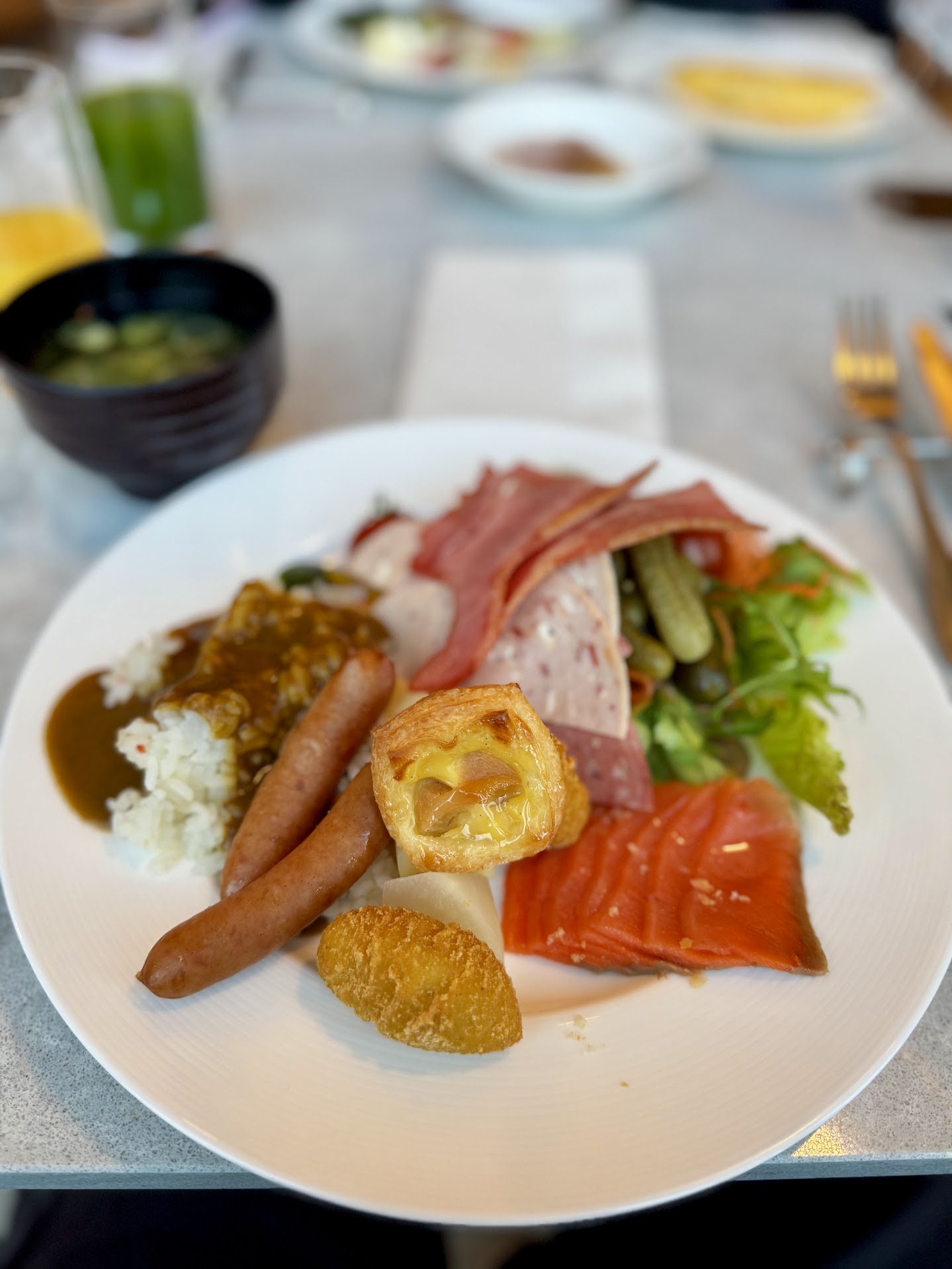 breakfast at Sheraton Grand Hiroshima Hotel