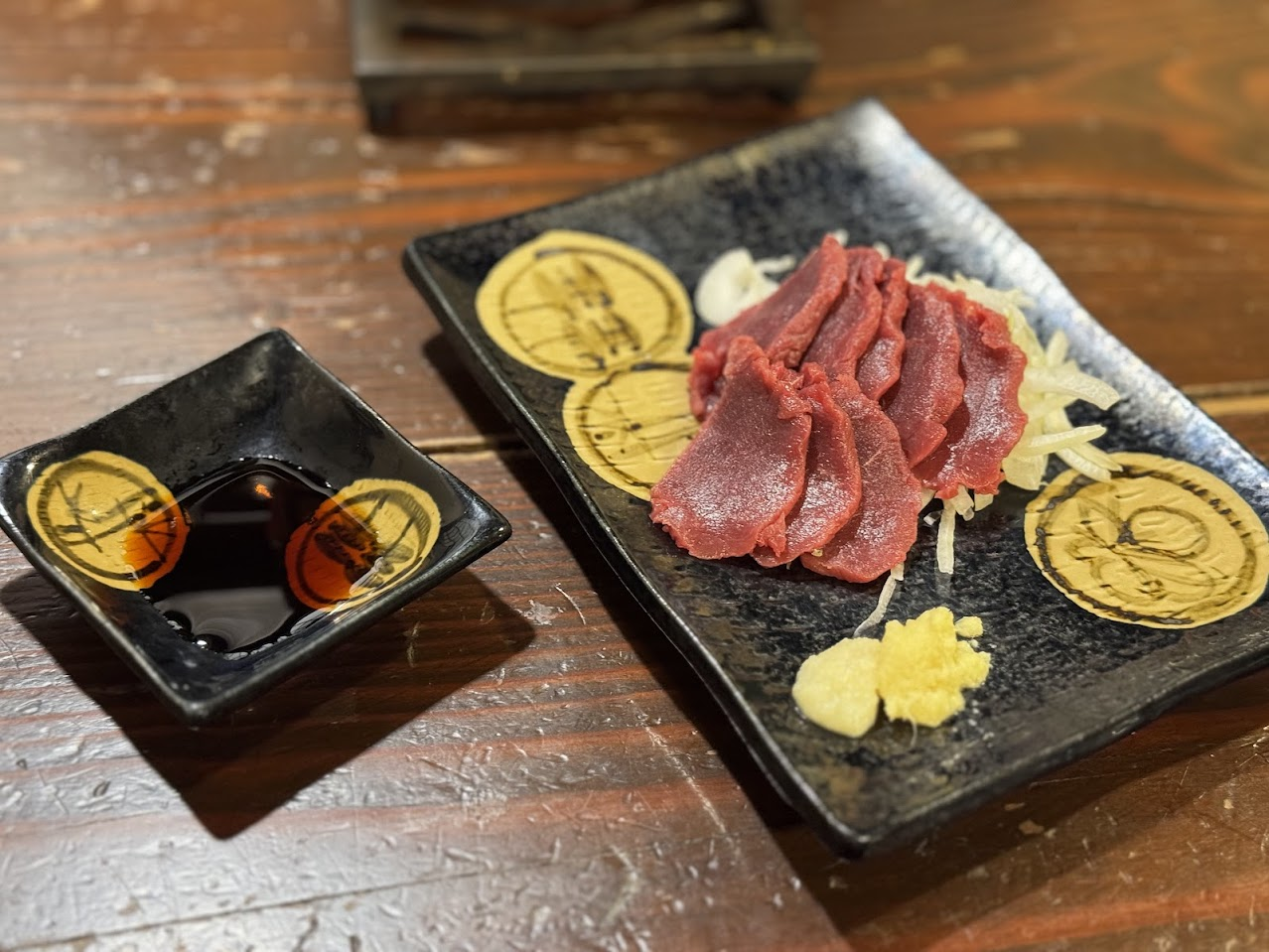 horse meat sashimi