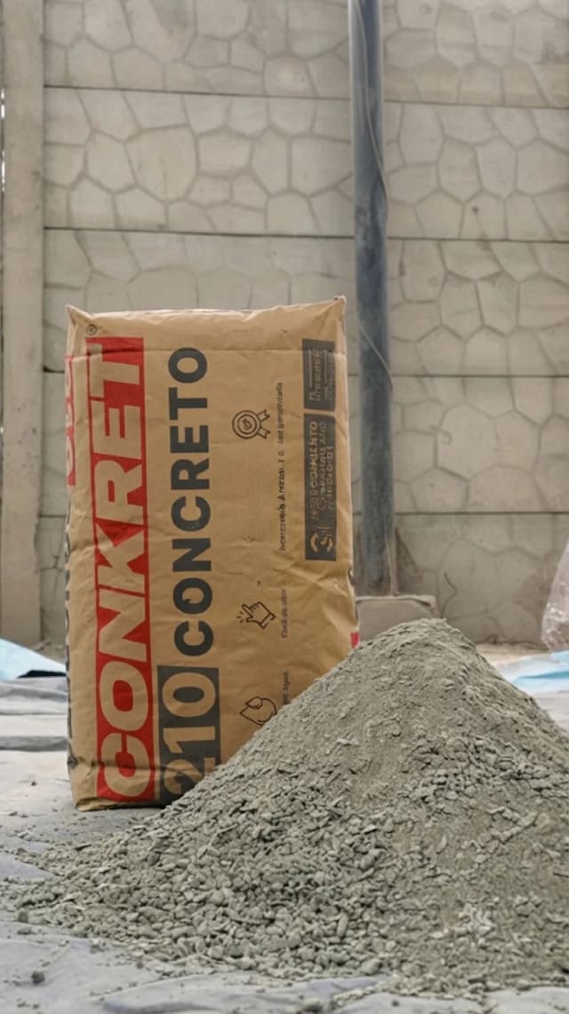 Consulta sobre concreto y mortero CONKRET en saco para obra en Lima