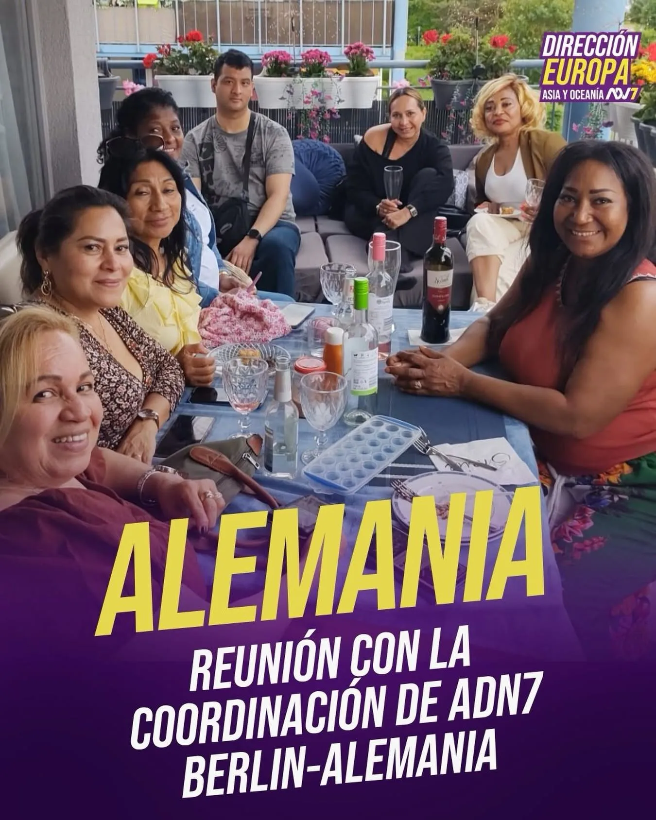 Reunión de ADN en Berlín fortalece el trabajo territorial en Alemania