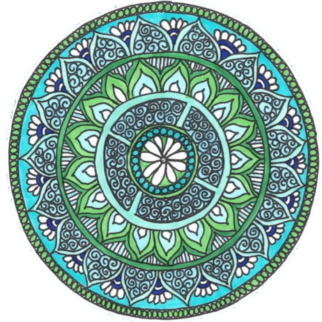Sacred art mandala by Bhupi Panesar