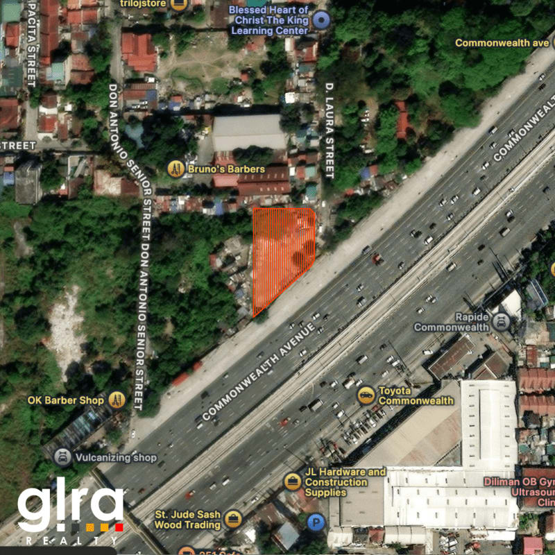 COMMERCIAL LOT ALONG COMMONWEALTH CORNER LAURA ST. – QUEZON CITY