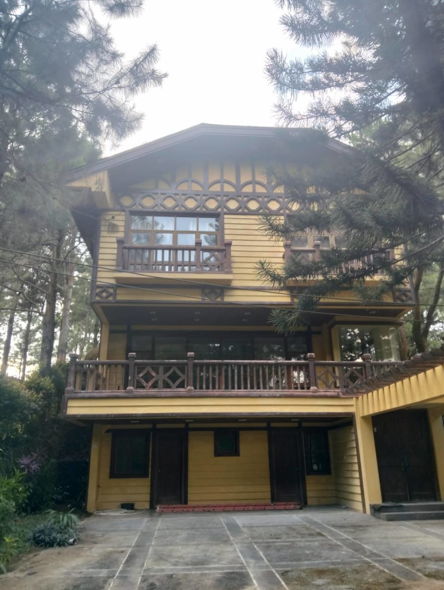 SWISS HOUSE IN CROSSWIND