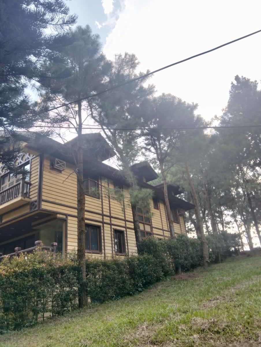 SWISS HOUSE IN CROSSWIND
