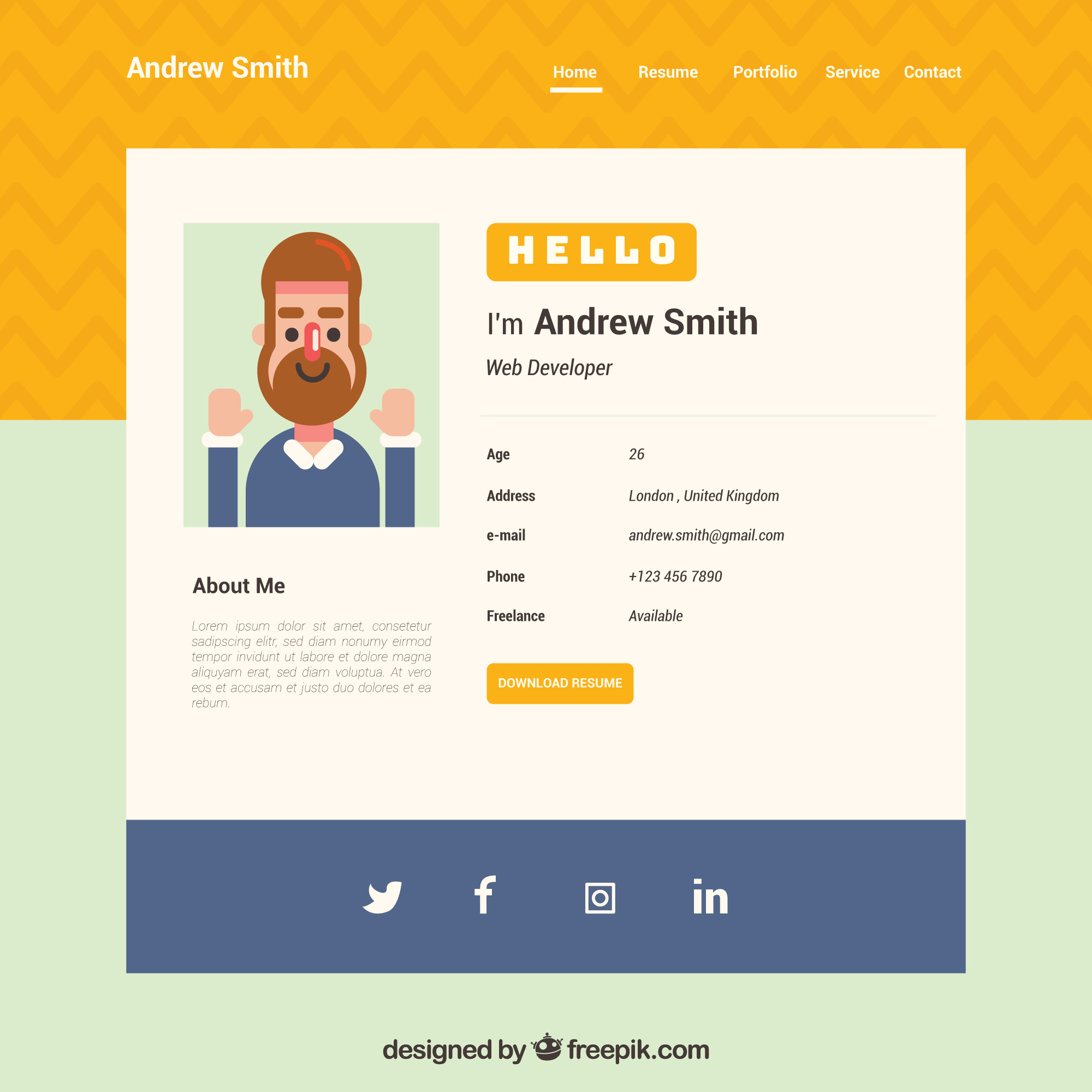Personal Web Page Project