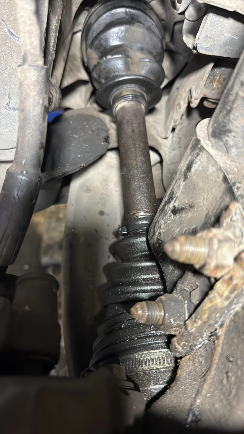 Driveshaft and steering components
