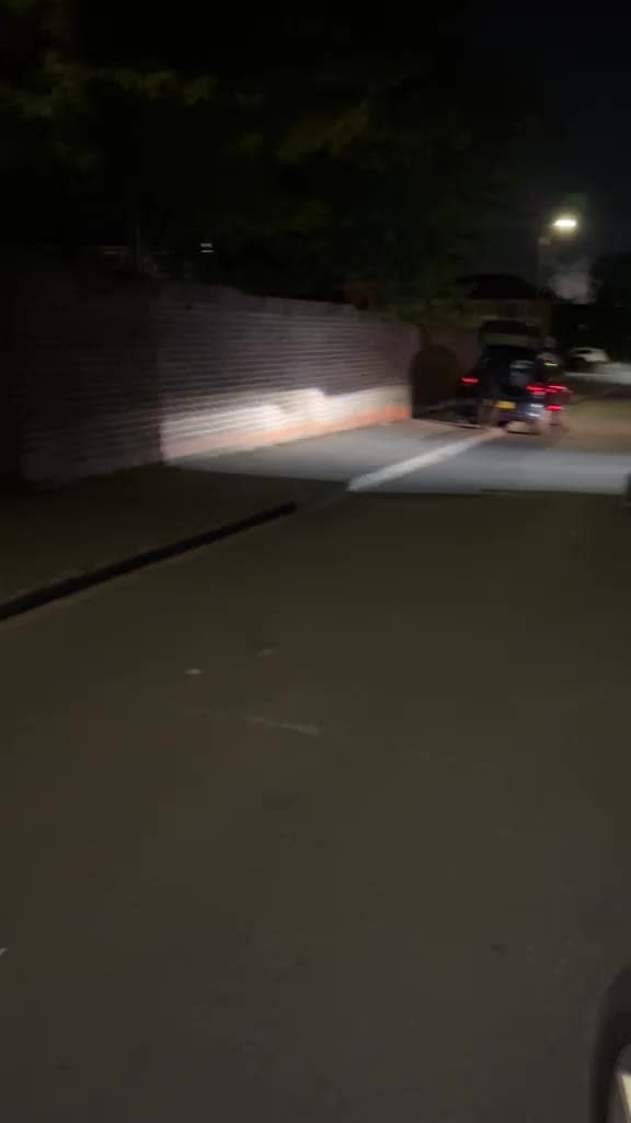 Roadside repair footage