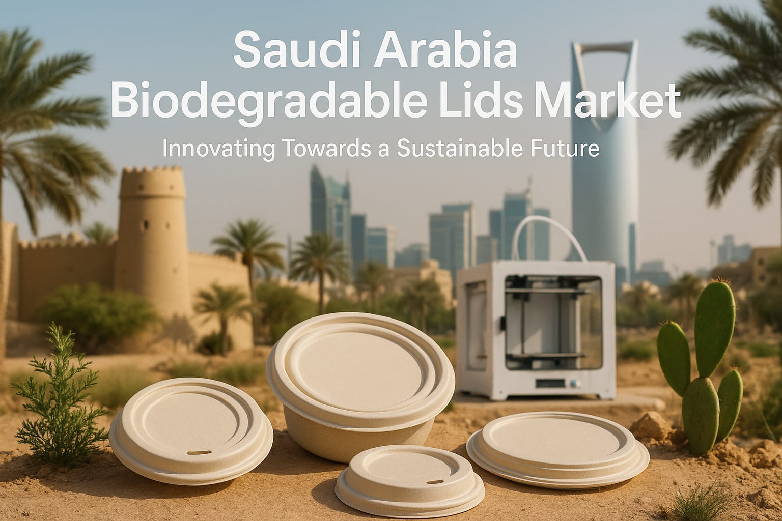 Saudi Arabia Biodegradable Lids Market Cover Image