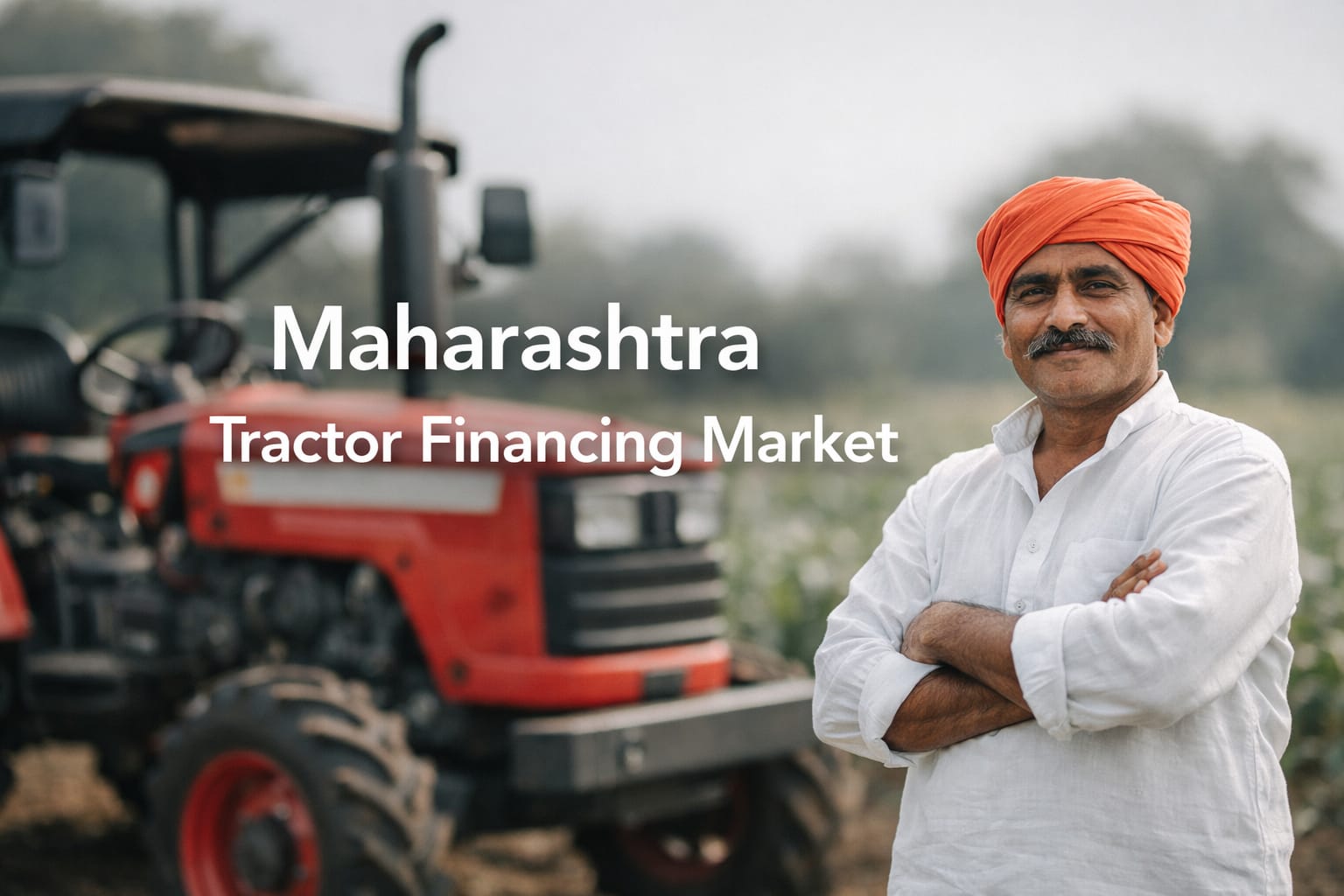 Tractor being financed in Maharashtra, India