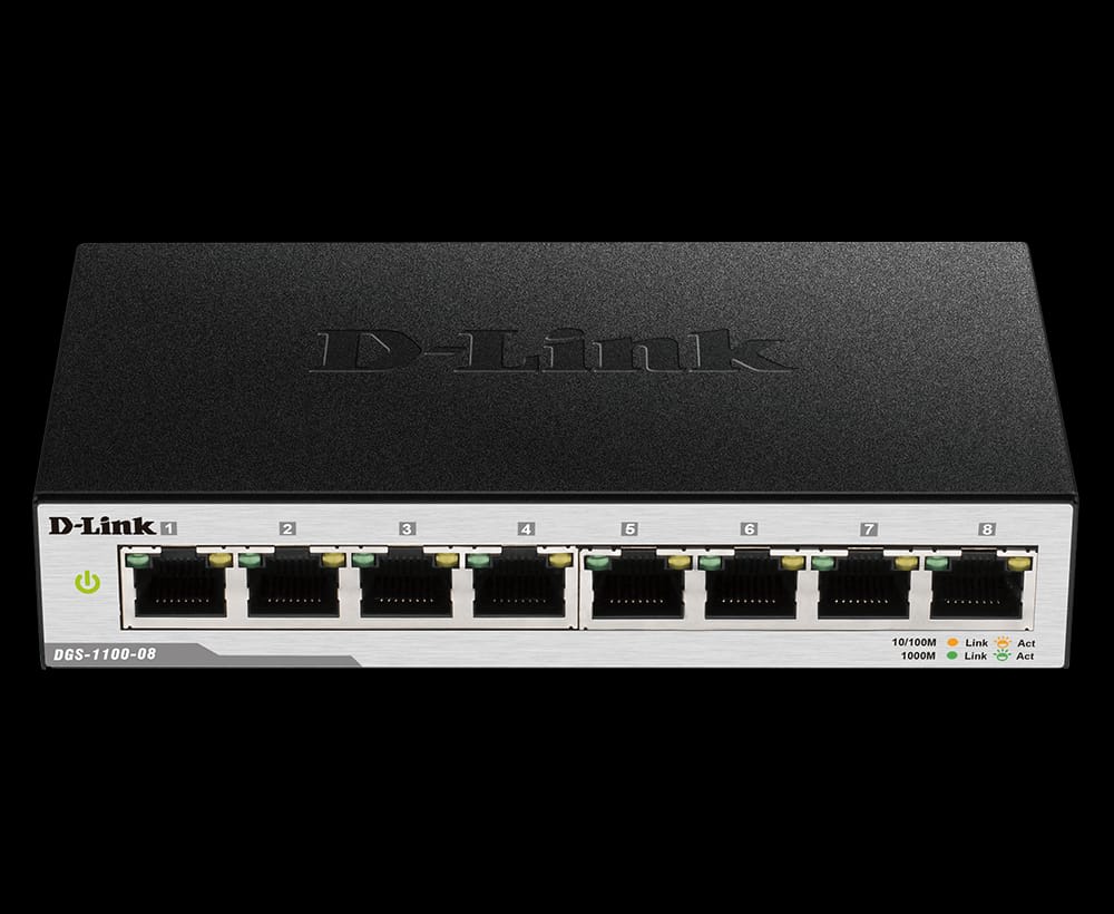 D-Link DGS-1100-08P 8-Port Gigabit PoE Smart Switch — Giga Team Solutions, +254 718 811 661