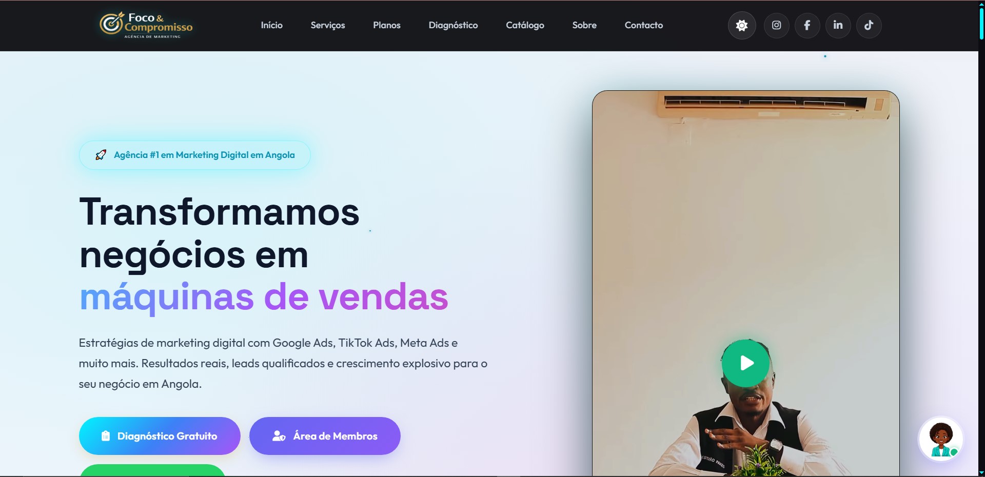 Websites de Alta Conversão — caso 1