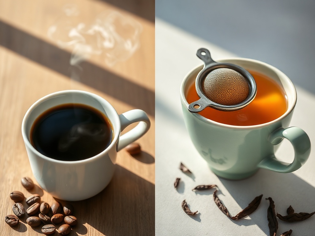 Coffee vs tea caffeine comparison — tea brewing guide | WhichBrewForYou