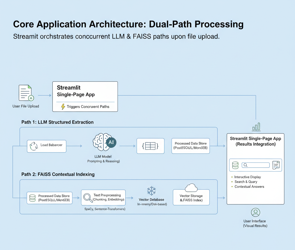 Core Application Architecture: Dual-Path Processing
